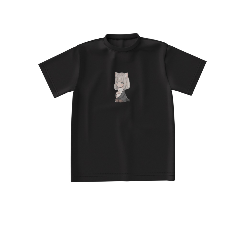 ねこみみ Moon TVシャツ