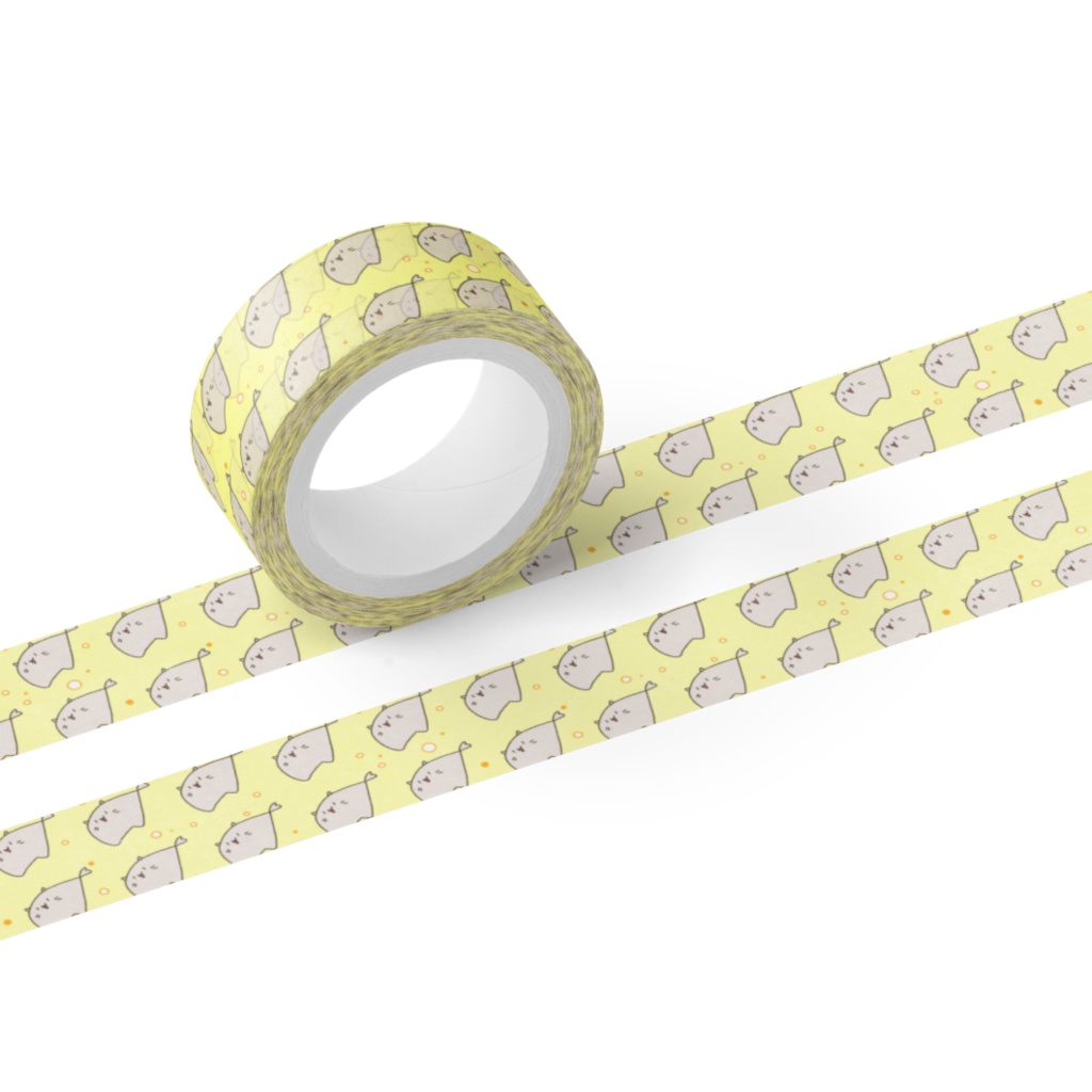 末法あしかのマスキングテープ　15mm