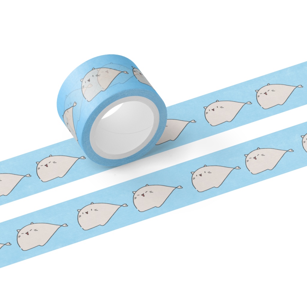 末法あしか　マスキングテープ　25mm