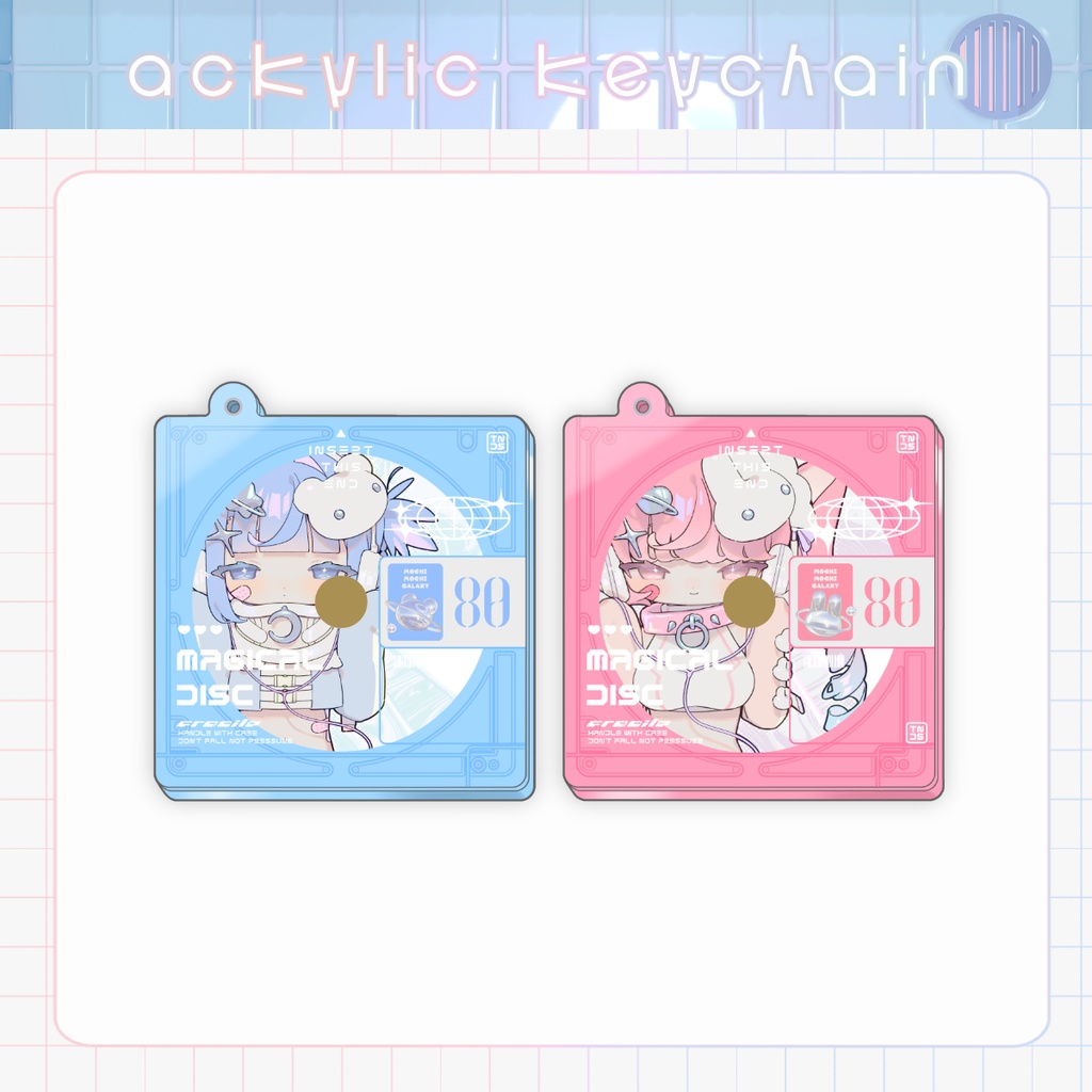 MD風アクリルキーホルダー