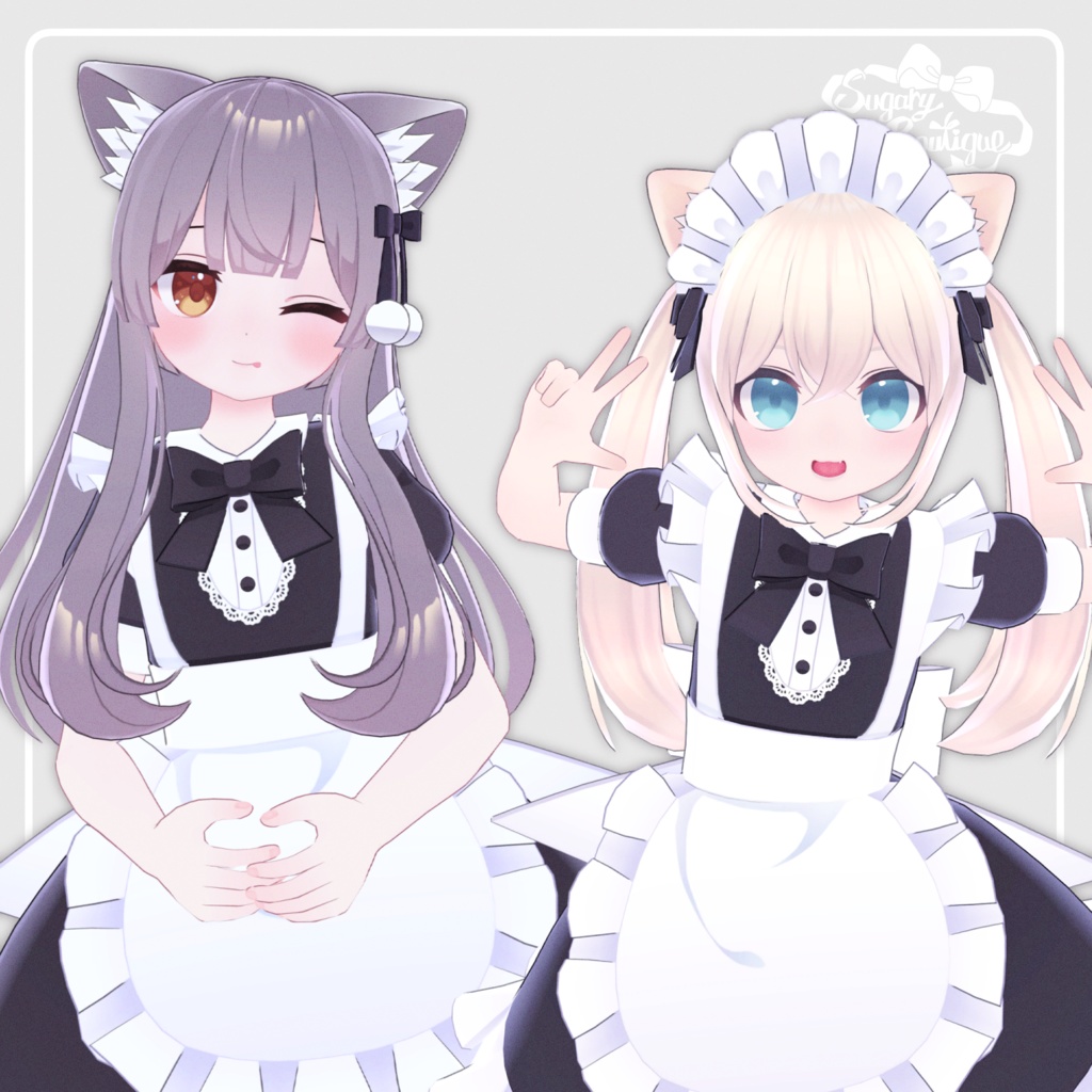 【こまどアバター対応】メイド服