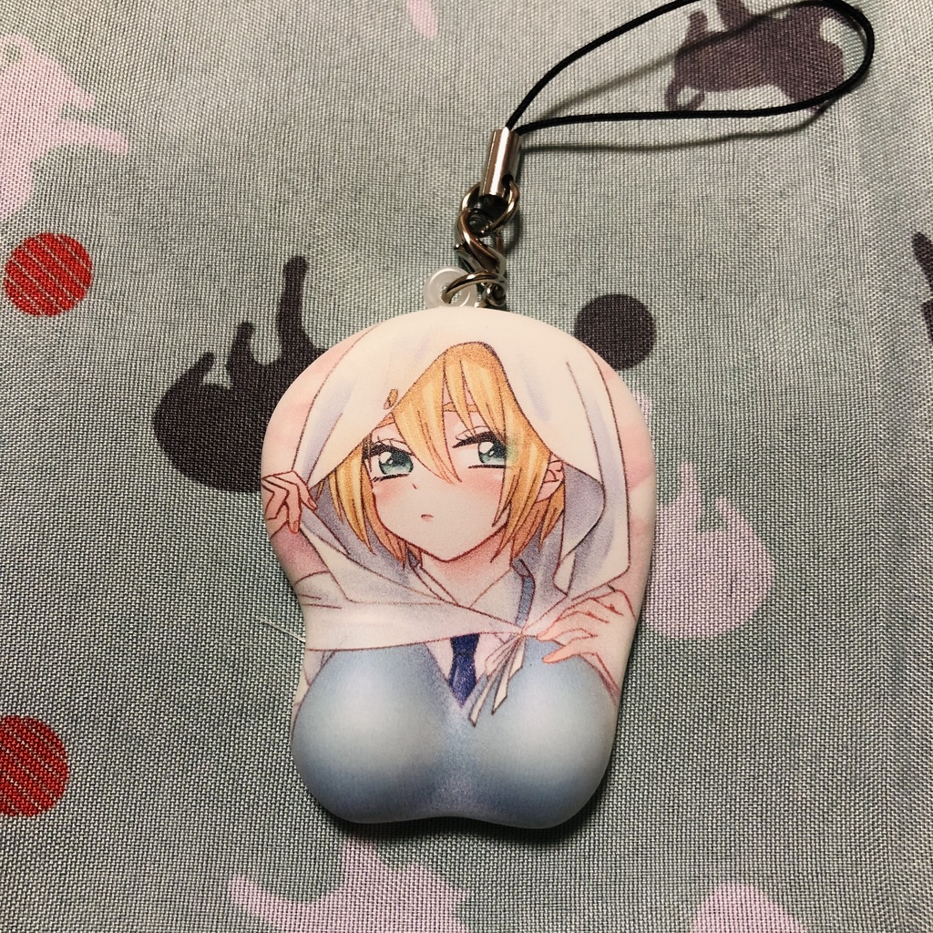 にょたんばちゃん ミニおっぱいマウスパッドストラップ