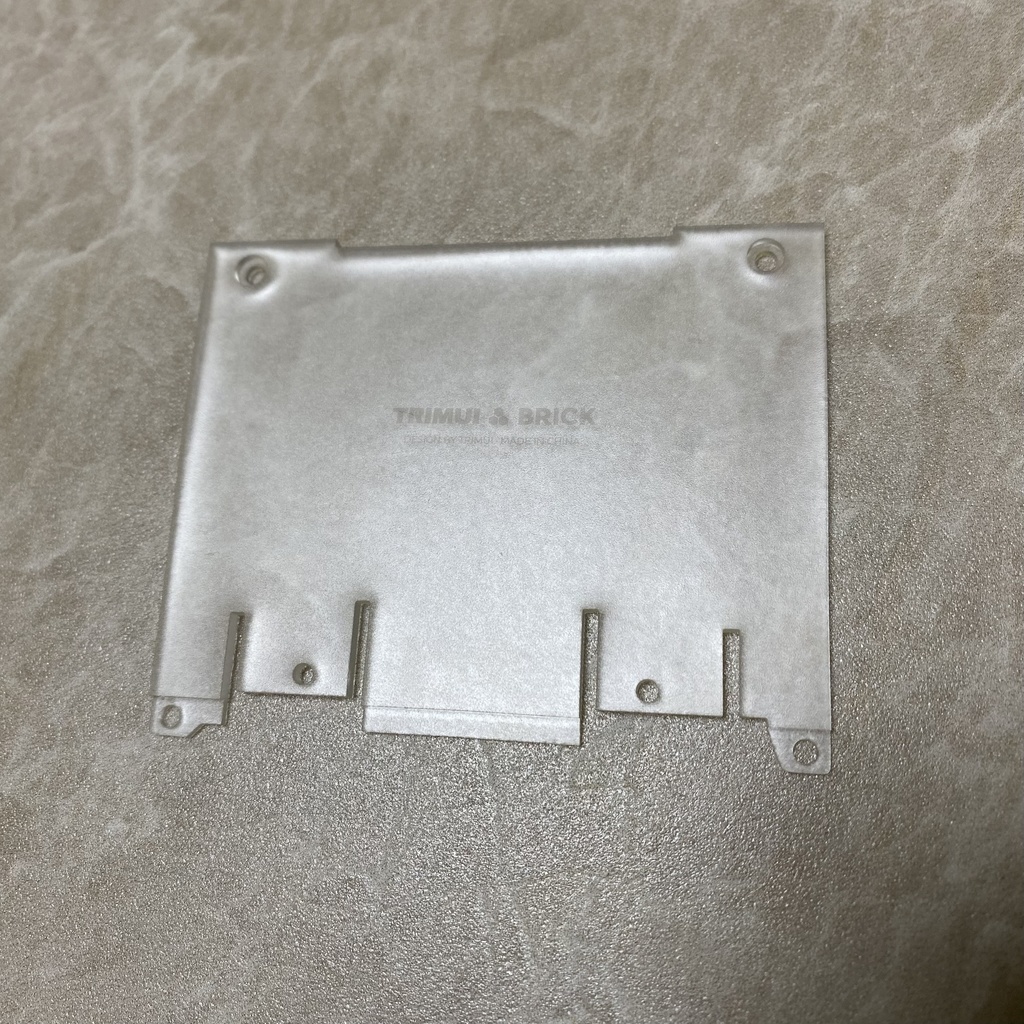 TRIMUI BRICK用 背面クリアパネル(クリックポスト、送料185円)