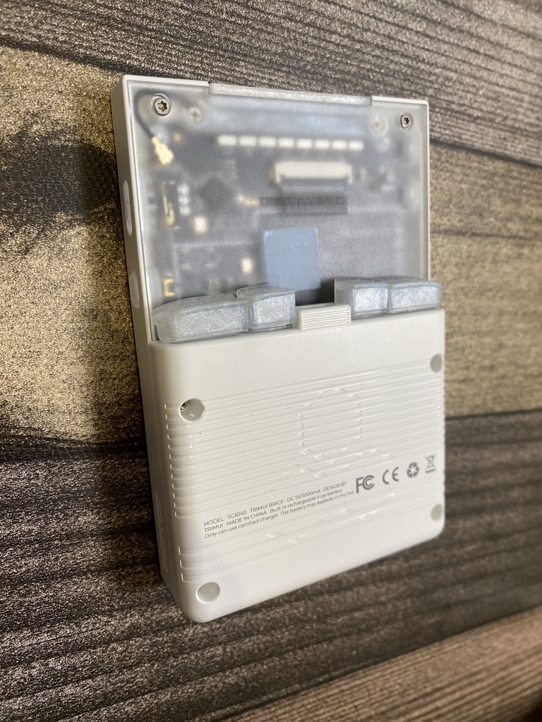 TRIMUI BRICK用 背面クリアパネル(匿名配送、送料370円)