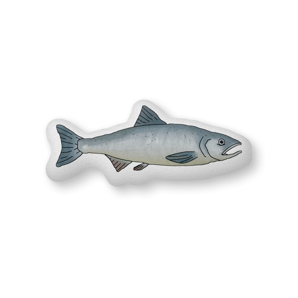 ふかふかMINI鮭クッション!