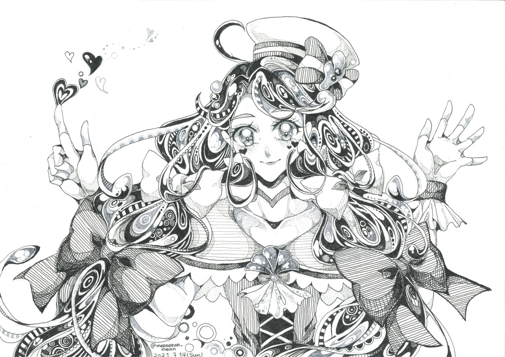 キュアコーラル 原画 フツツカ Booth