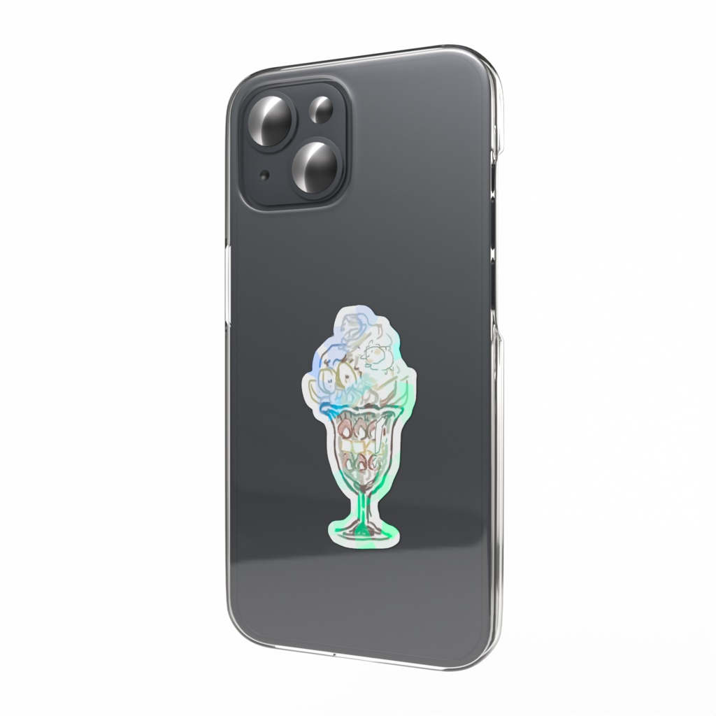 ひつじパフェ ホログラムステッカー