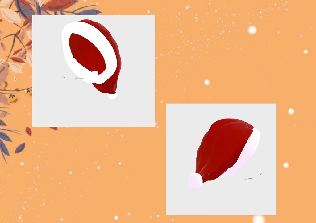 Vroid サンタ帽 無料