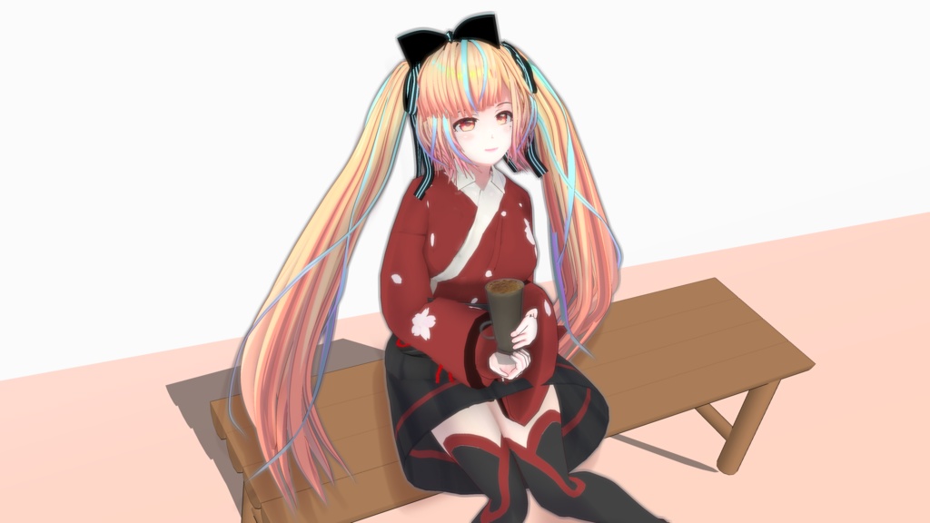VRoid 和服　和風