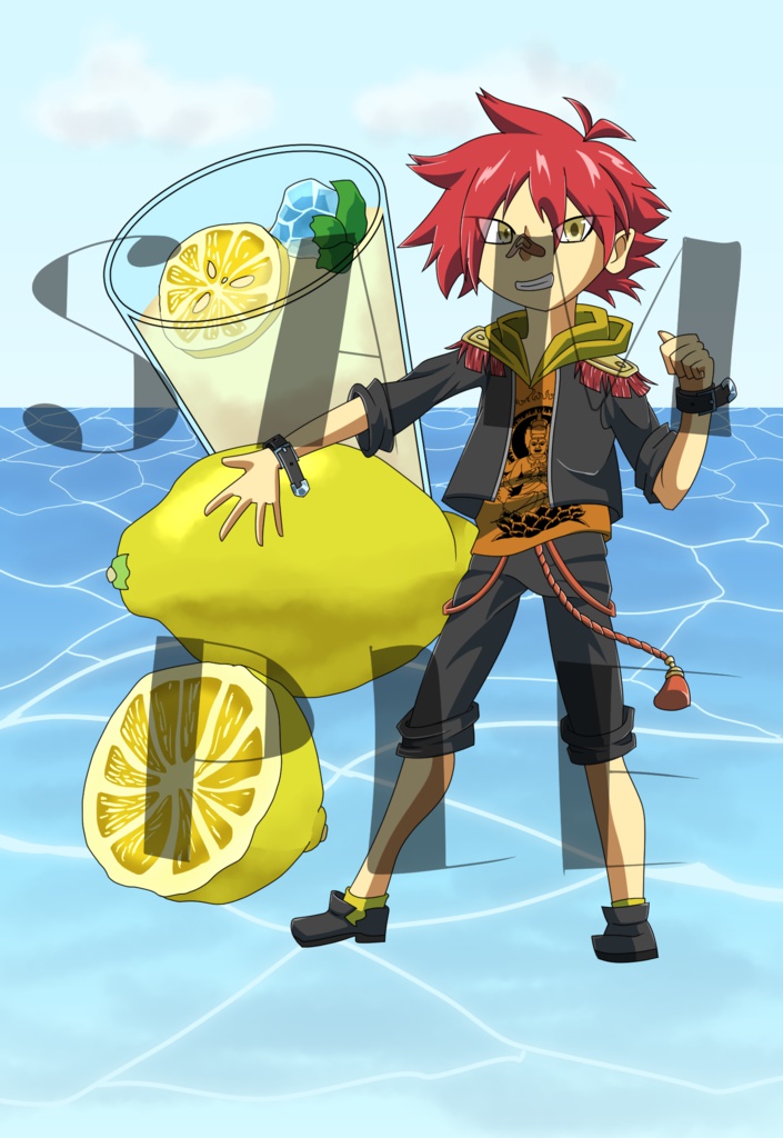 短刀と四季ポストカード