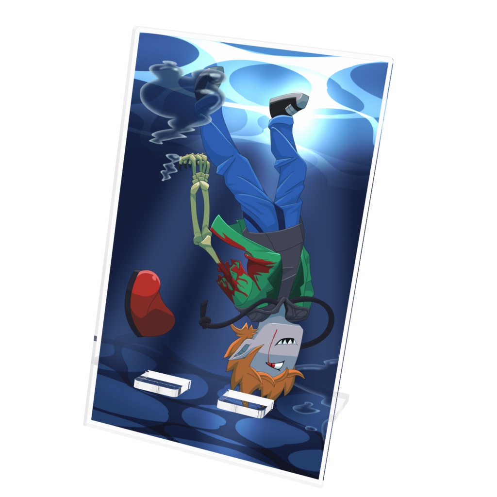 "Epidemic Erosion"アクリルスマホスタンド