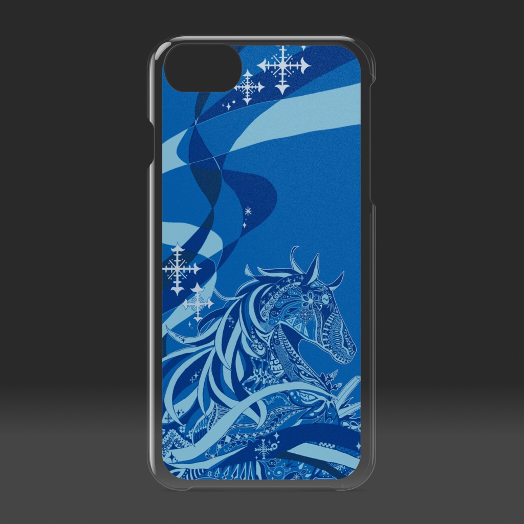 結晶と共に駆ける馬