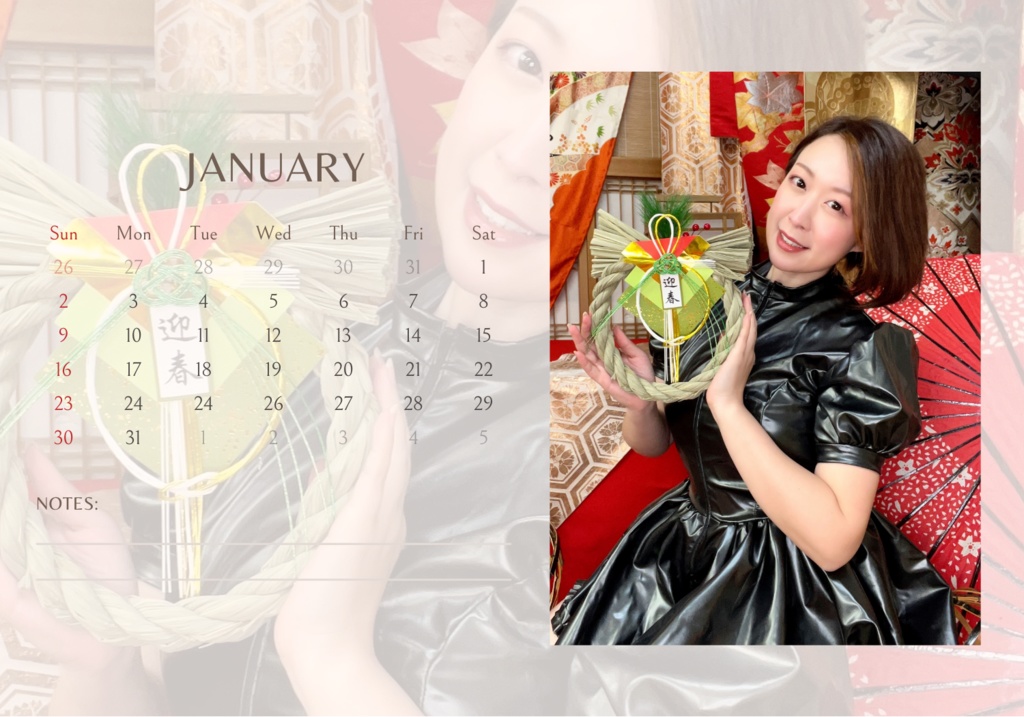 閉店姫カレンダー2022（新作撮り下ろしブロマイドver.）