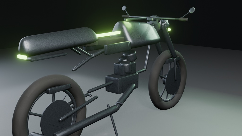 【VRChat】ASHLINE MEGA(アバター用バイクギミック+ワールド用フック|PC/Quest)