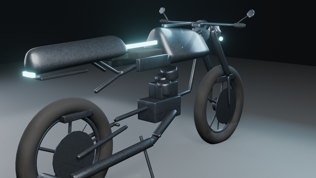 【VRChat】ASHLINE MEGA(アバター用バイクギミック+ワールド用フック|PC/Quest)