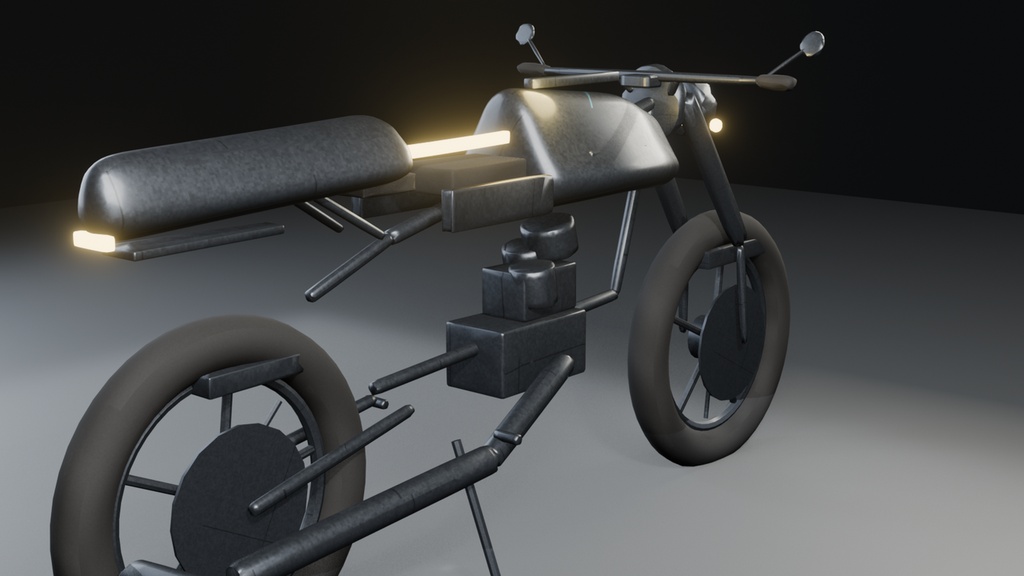 【VRChat】ASHLINE MEGA(アバター用バイクギミック+ワールド用フック|PC/Quest)
