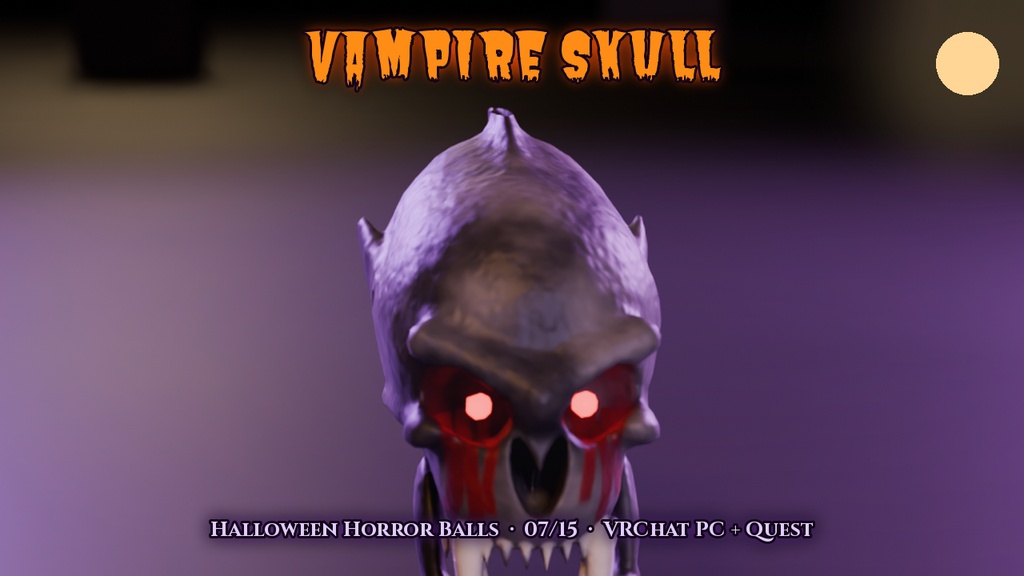 【VRChat PC+Quest】ハロウィン・ホラーボール15種 Halloween Horror Balls