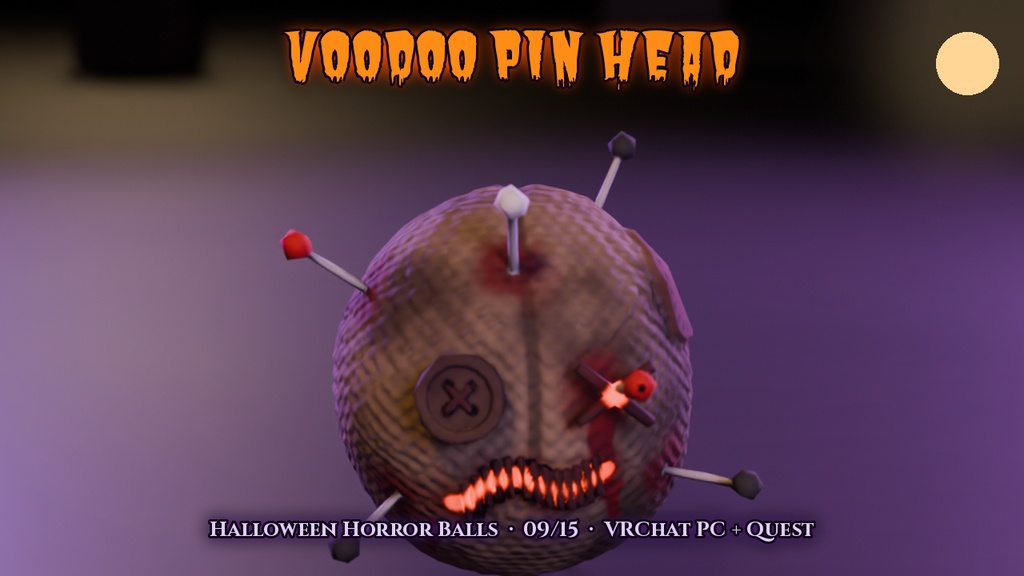 【VRChat PC+Quest】ハロウィン・ホラーボール15種 Halloween Horror Balls