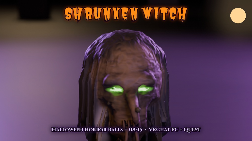 【VRChat PC+Quest】ハロウィン・ホラーボール15種 Halloween Horror Balls