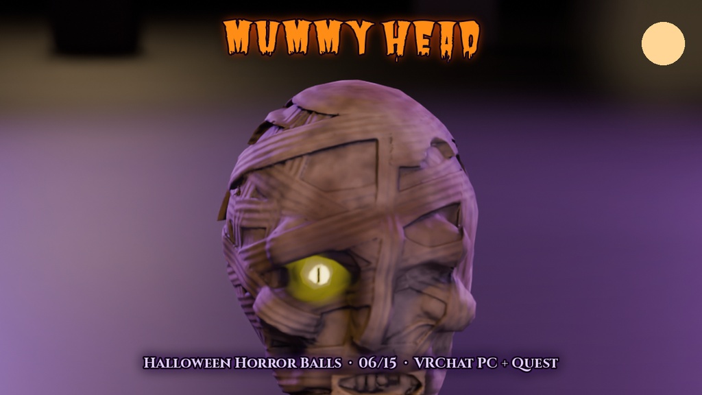 【VRChat PC+Quest】ハロウィン・ホラーボール15種 Halloween Horror Balls