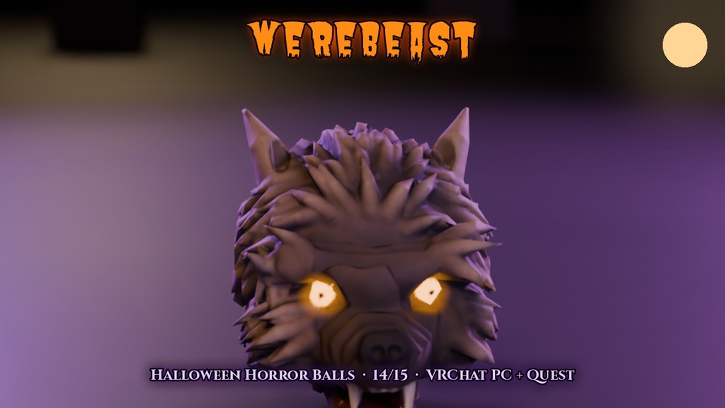 【VRChat PC+Quest】ハロウィン・ホラーボール15種 Halloween Horror Balls