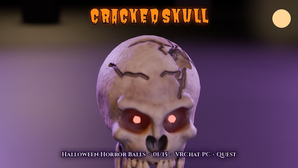 【VRChat PC+Quest】ハロウィン・ホラーボール15種 Halloween Horror Balls