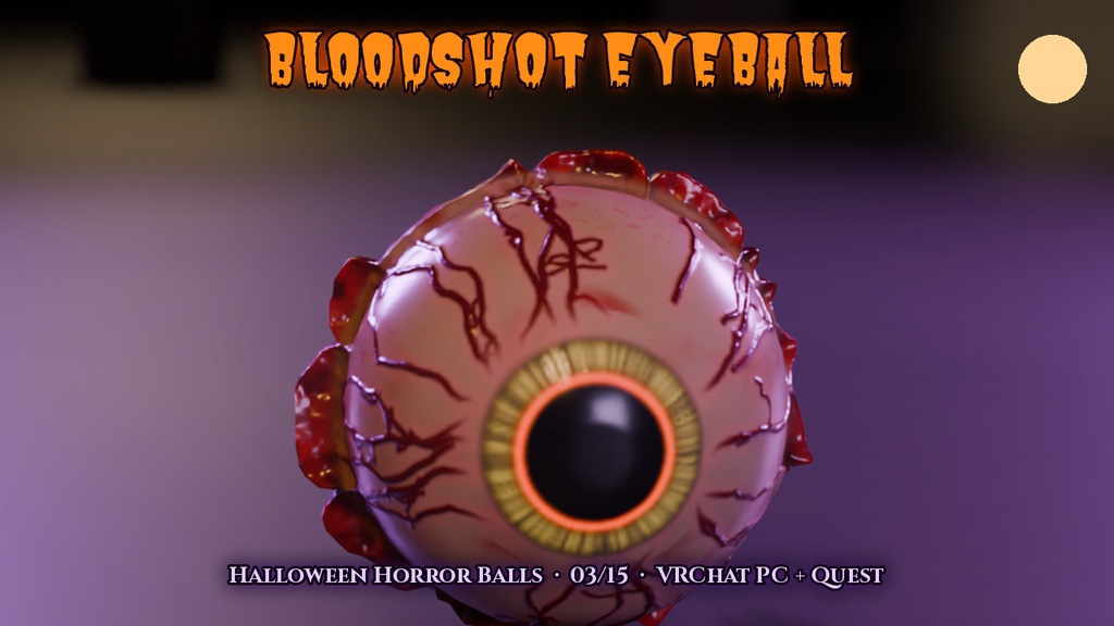 【VRChat PC+Quest】ハロウィン・ホラーボール15種 Halloween Horror Balls
