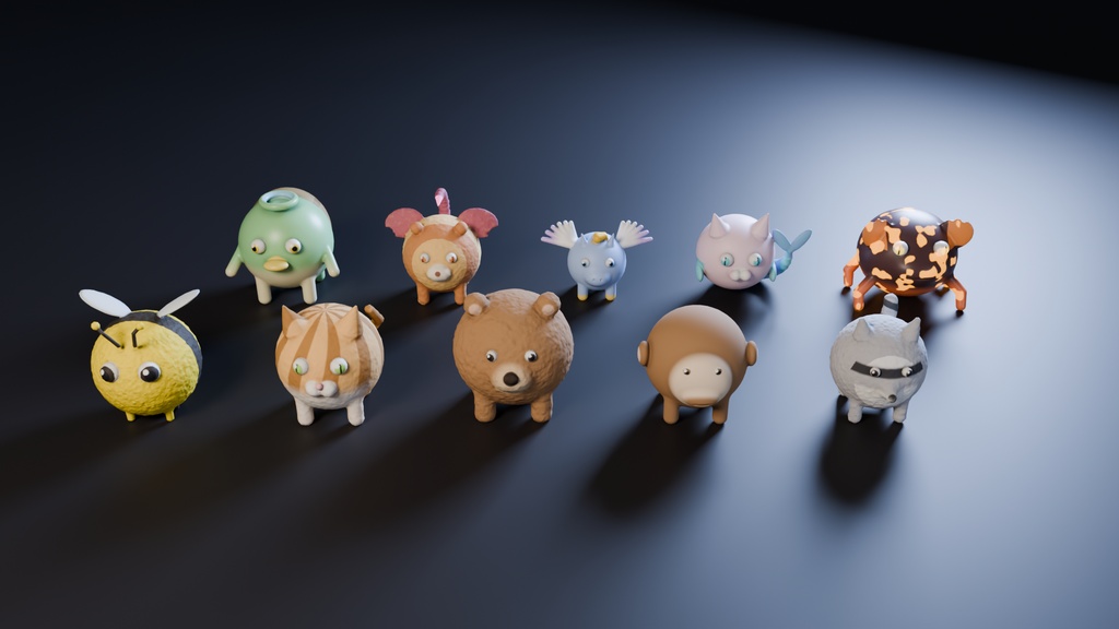 【VRChat PC+Quest】アニマルボール50種 Animal Balls