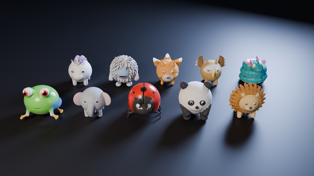 【VRChat PC+Quest】アニマルボール50種 Animal Balls