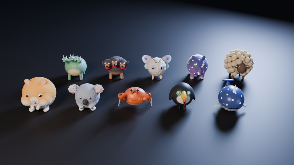 【VRChat PC+Quest】アニマルボール50種 Animal Balls
