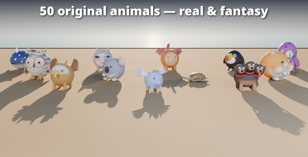 【VRChat PC+Quest】アニマルボール50種 Animal Balls