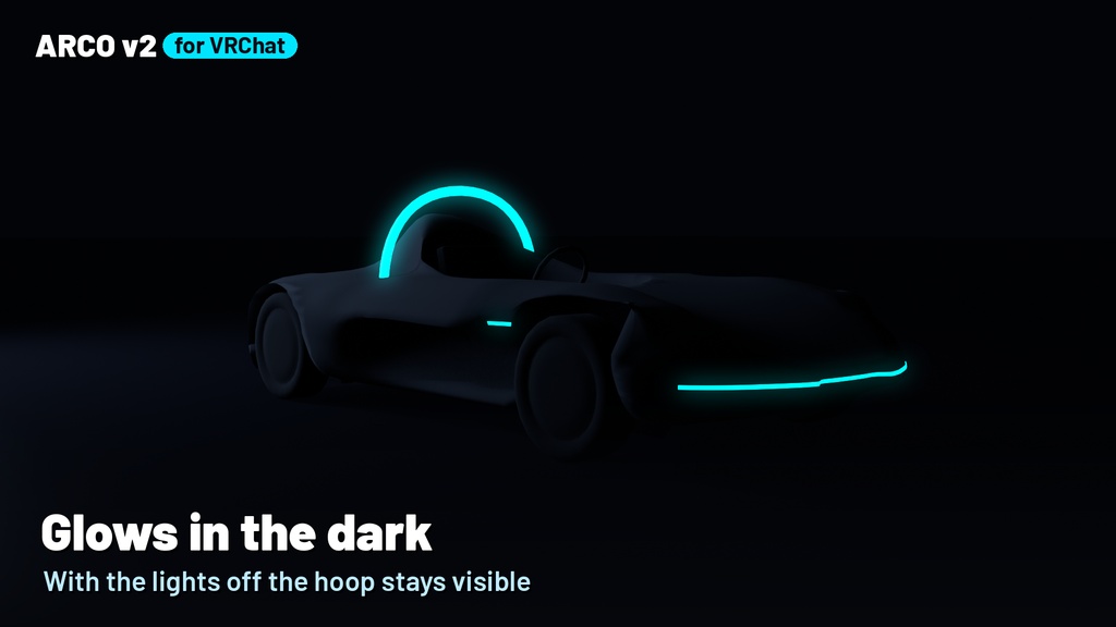 ARCO v2 — Barchetta Car for VRChat Avatars (PC) / VRChat用 車アクセサリー
