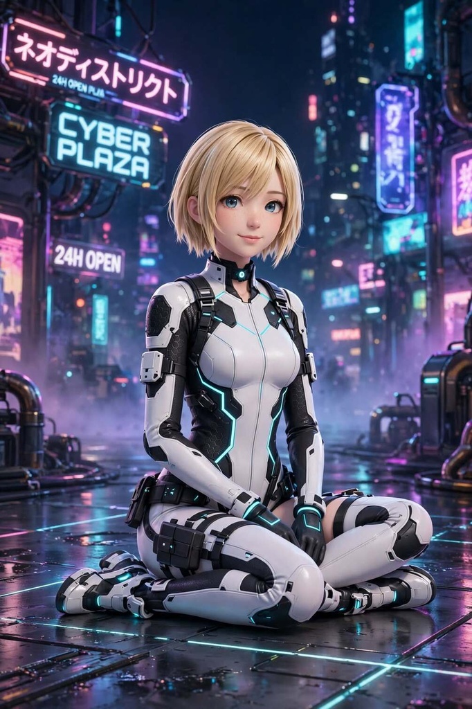 VRChat 3Dアバター SCI-FI SUIT v1.3 - 7ジェスチャー + 5固定ポーズ + 3ダンス + 6エモート + 27表情 + 15口パク | PC + Quest GOOD ✨ 特別機能 - 着脱式ヘルメット