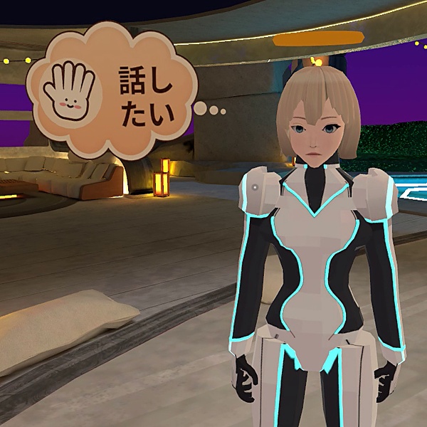 【無料】無言勢の挙手ギミック MiTurno ✋ 定型文の雲・10言語【MA対応】