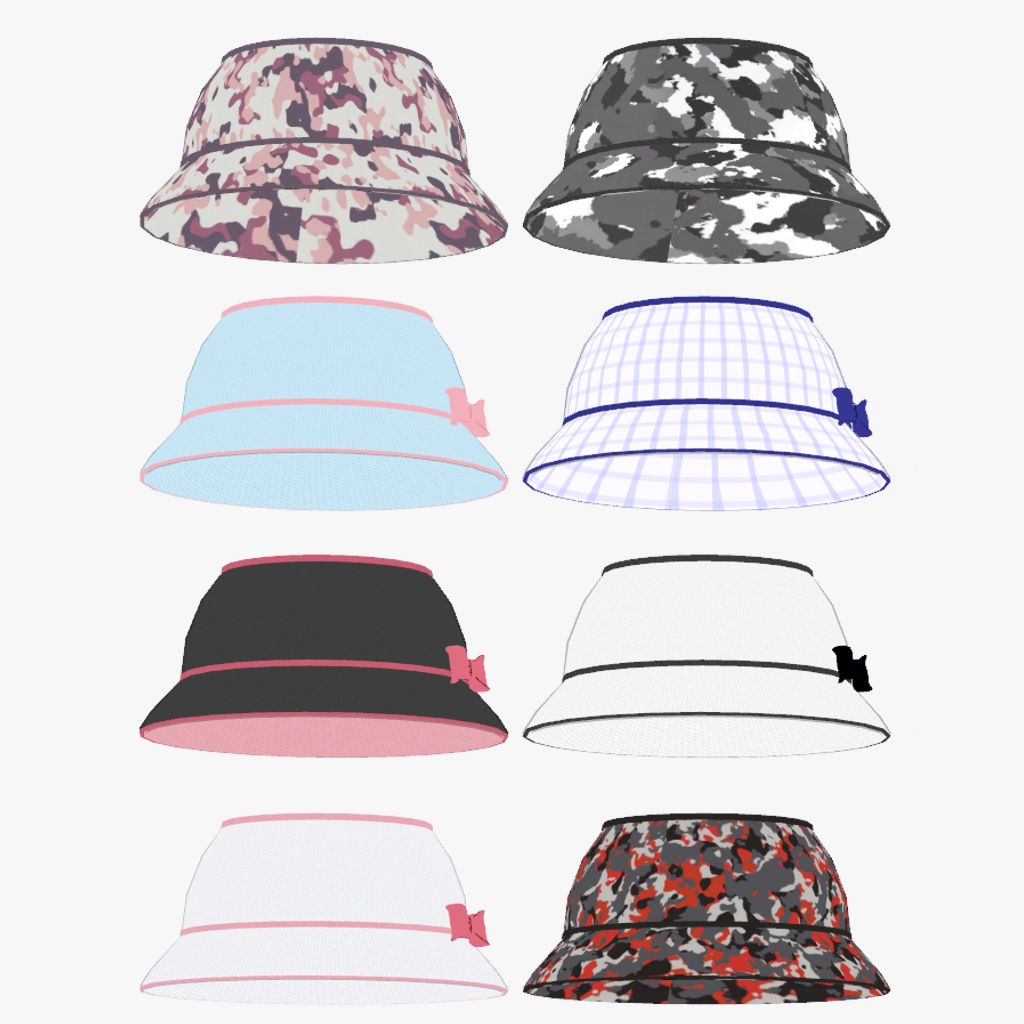 【VR Chat】シンプルバケットハット