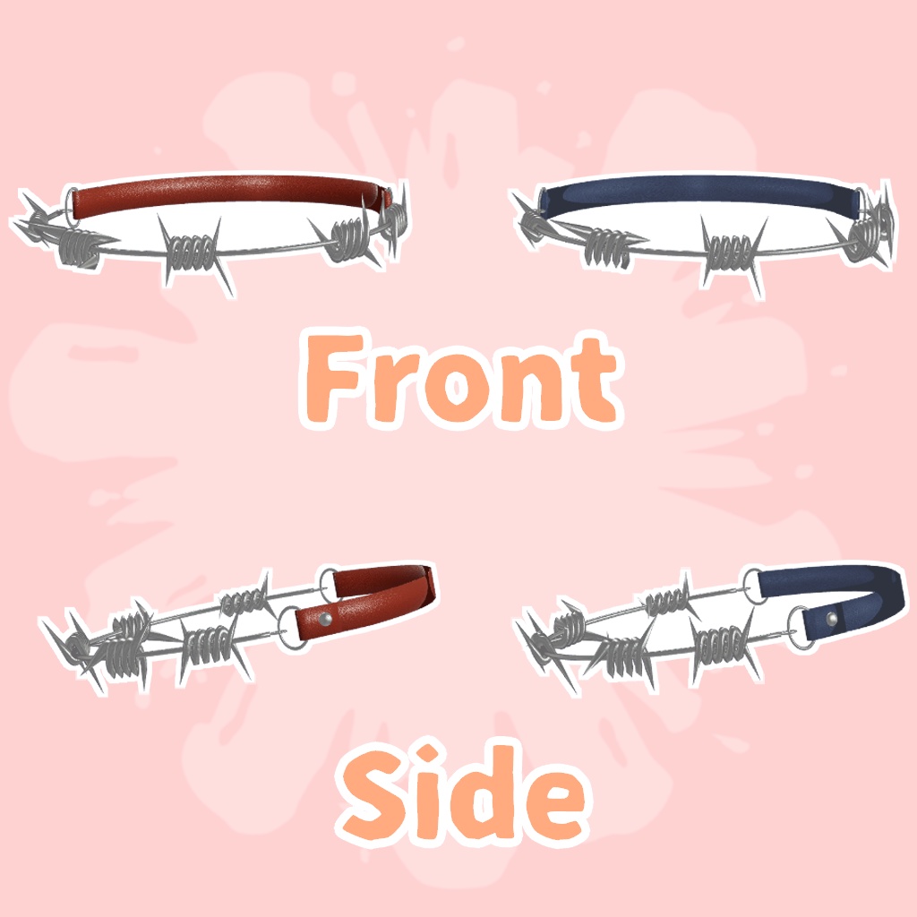 【VR Chat】有刺鉄線チョーカー