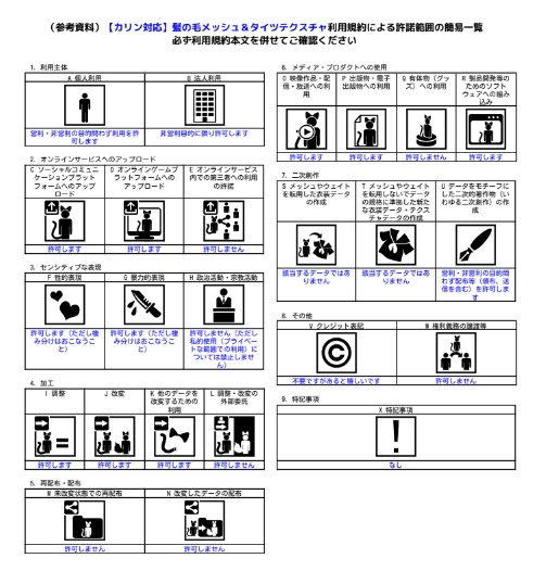 【カリン対応】髪の毛メッシュ&タイツテクスチャ