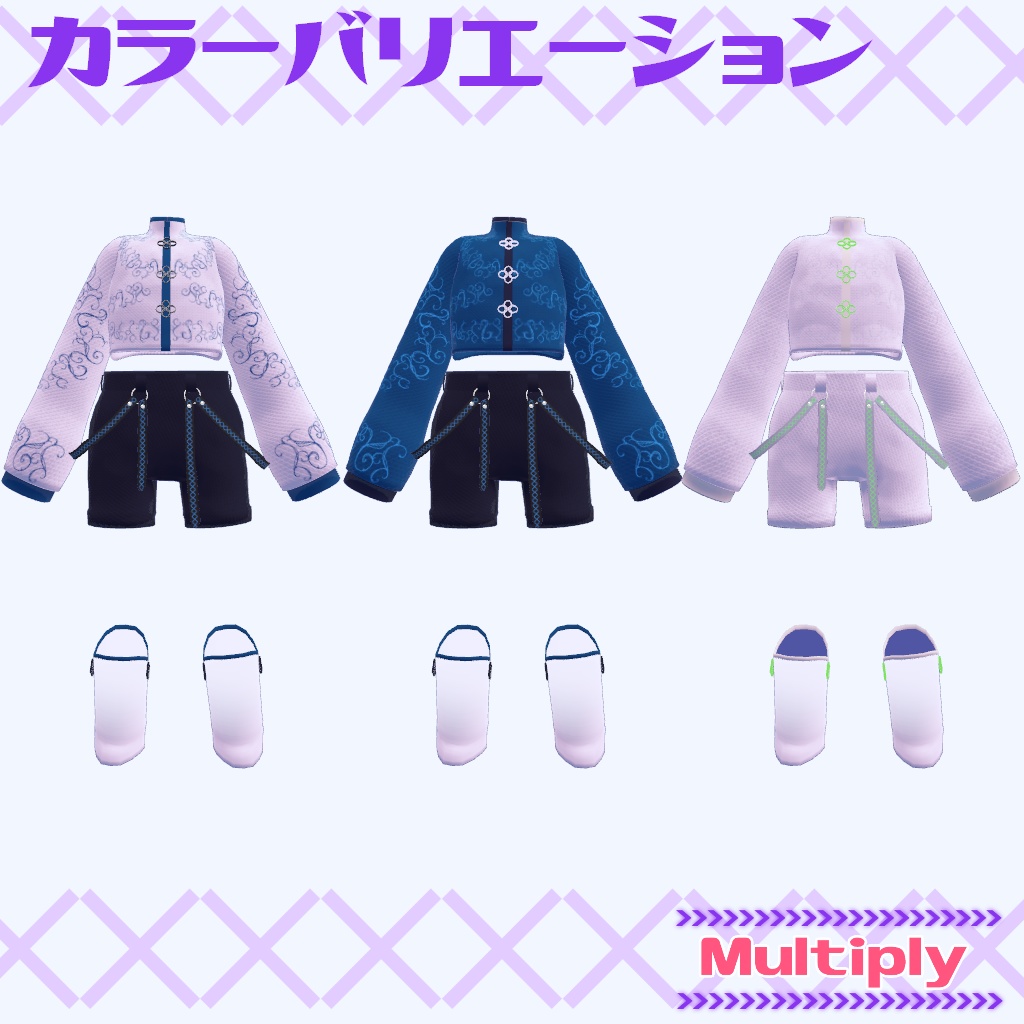 【ロポリこん対応】Multiply - Asian casual setup -