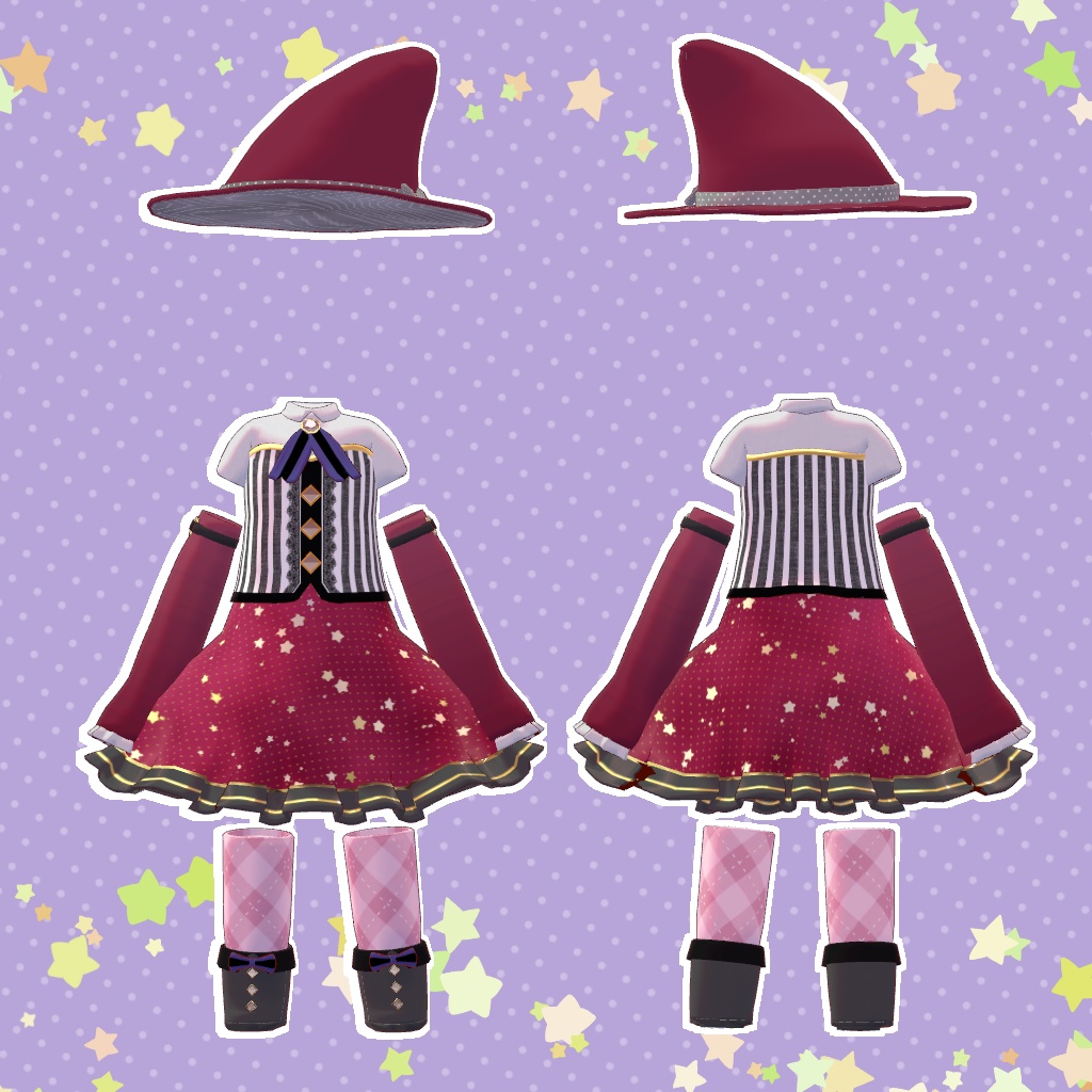 【ティグリなす/ロポリこん対応】ちっちゃな魔女さん - little witch -