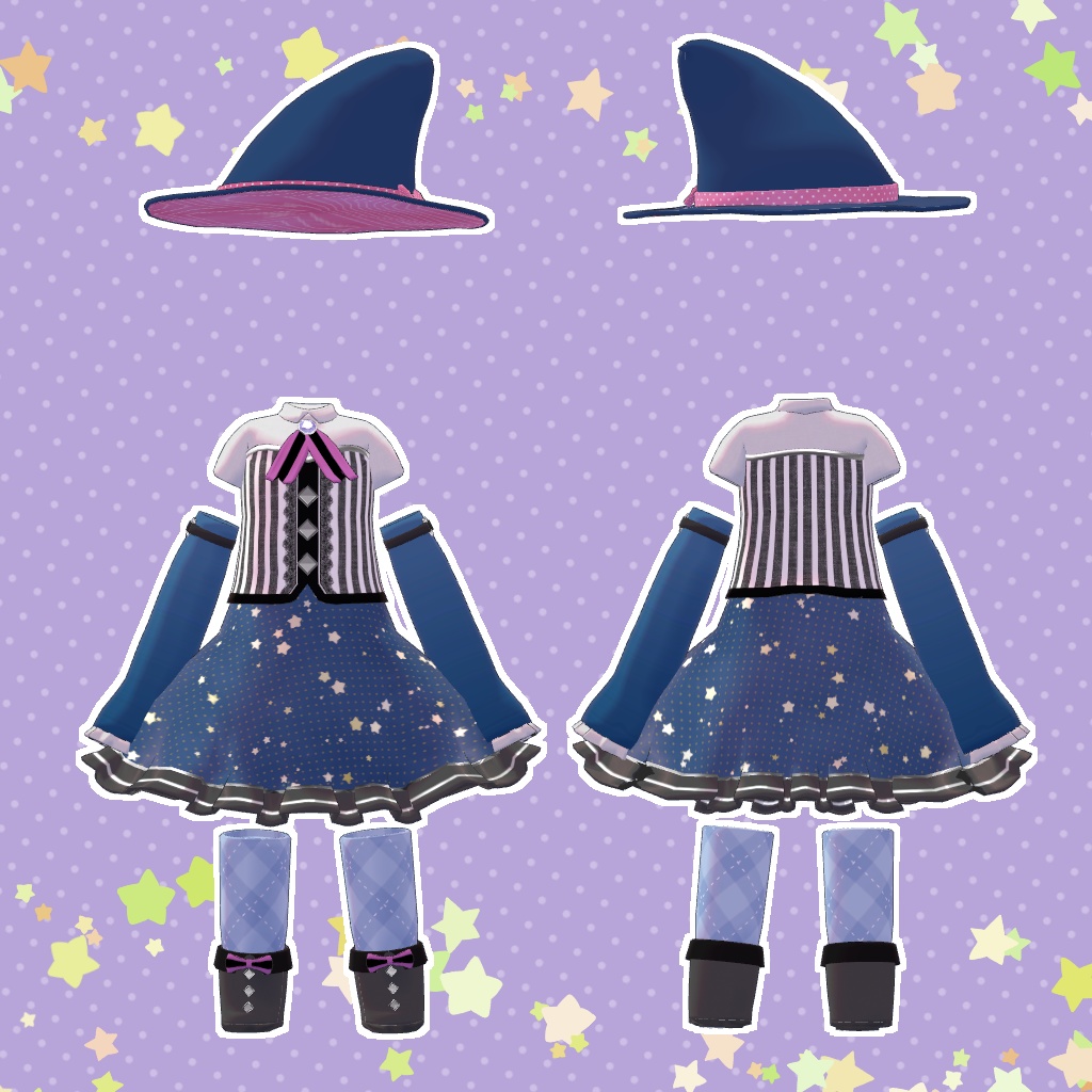 【ティグリなす/ロポリこん対応】ちっちゃな魔女さん - little witch -