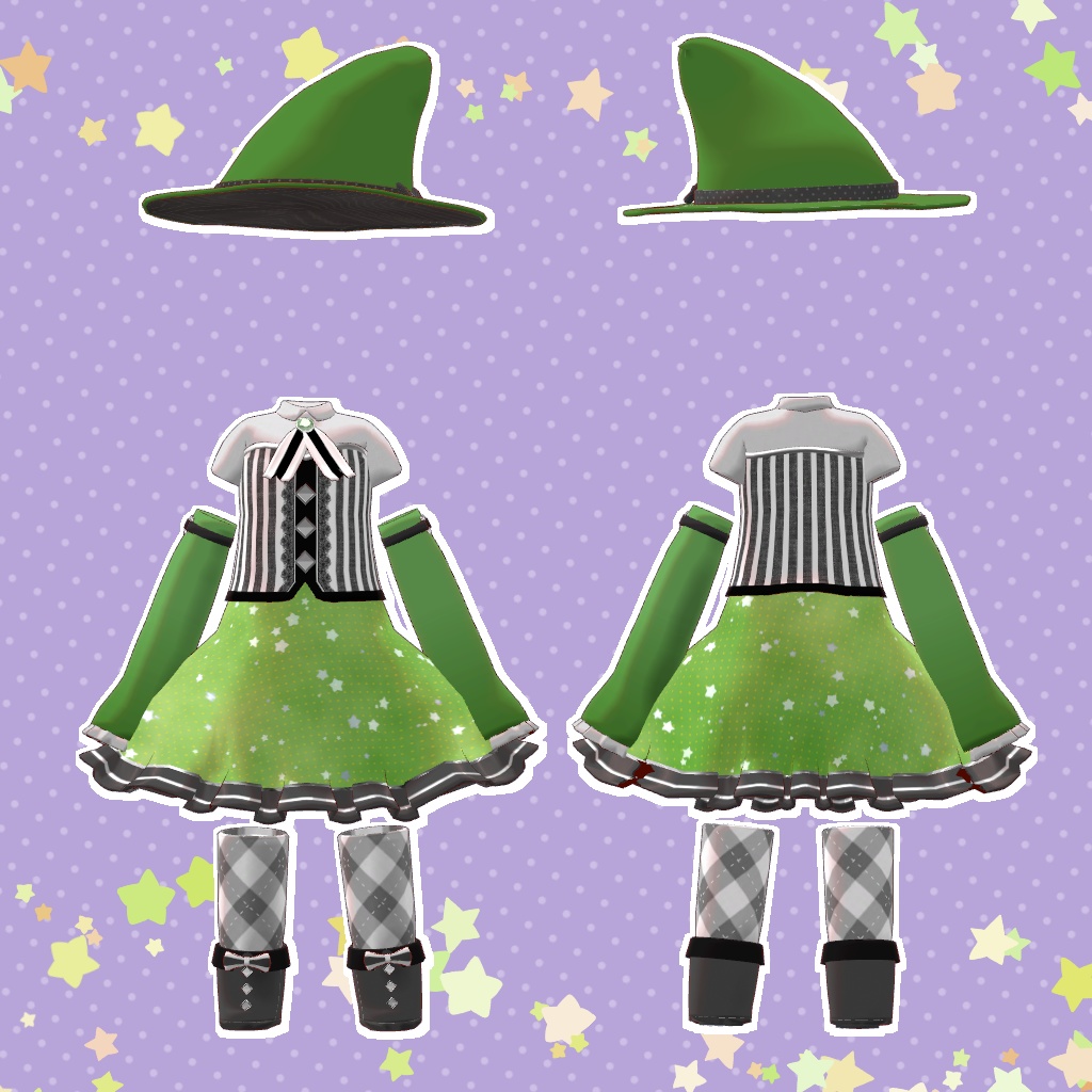 【ティグリなす/ロポリこん対応】ちっちゃな魔女さん - little witch -