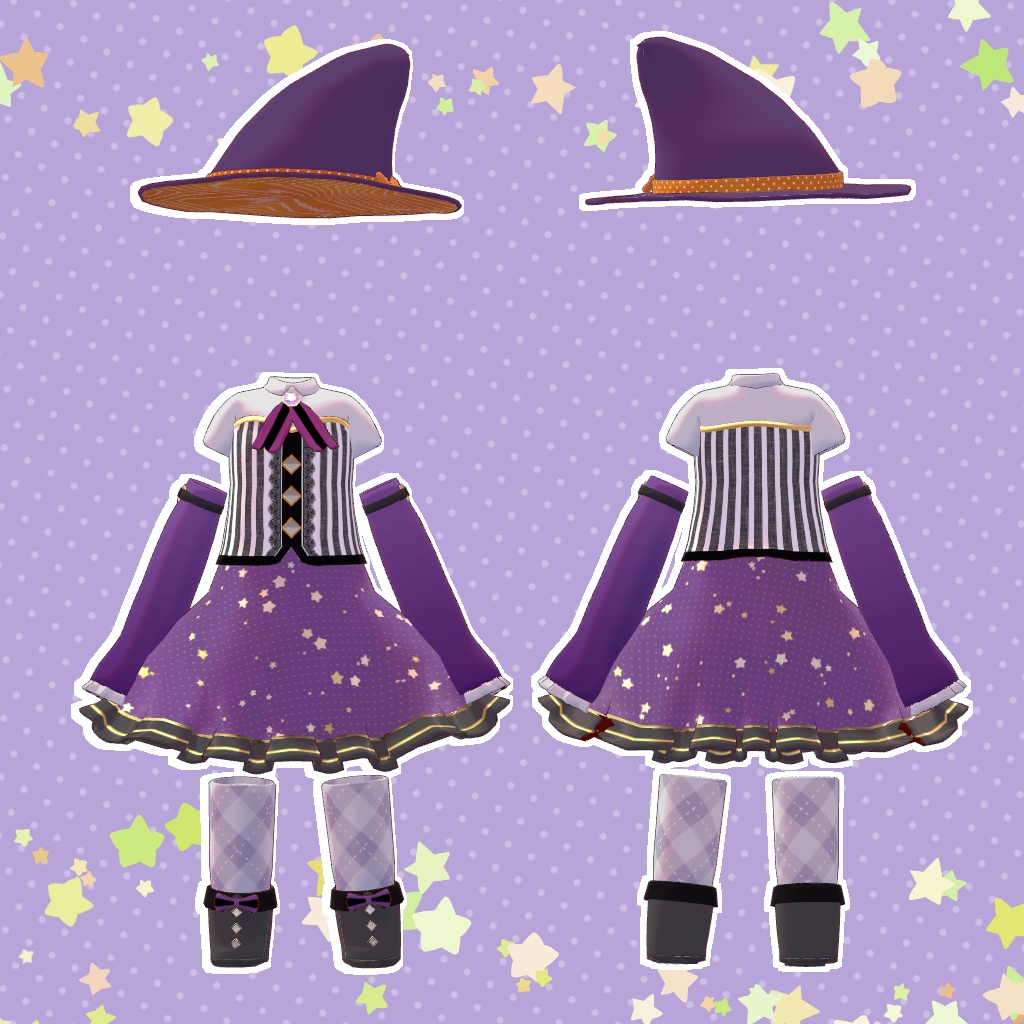 【ティグリなす/ロポリこん対応】ちっちゃな魔女さん - little witch -