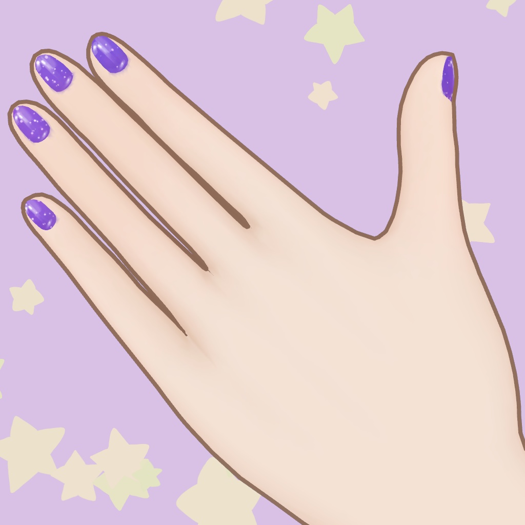 【しらつめ対応】Juicy Nails texture