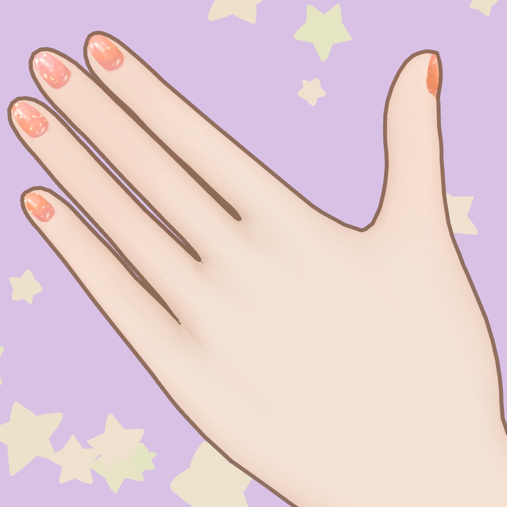 【しらつめ対応】Juicy Nails texture