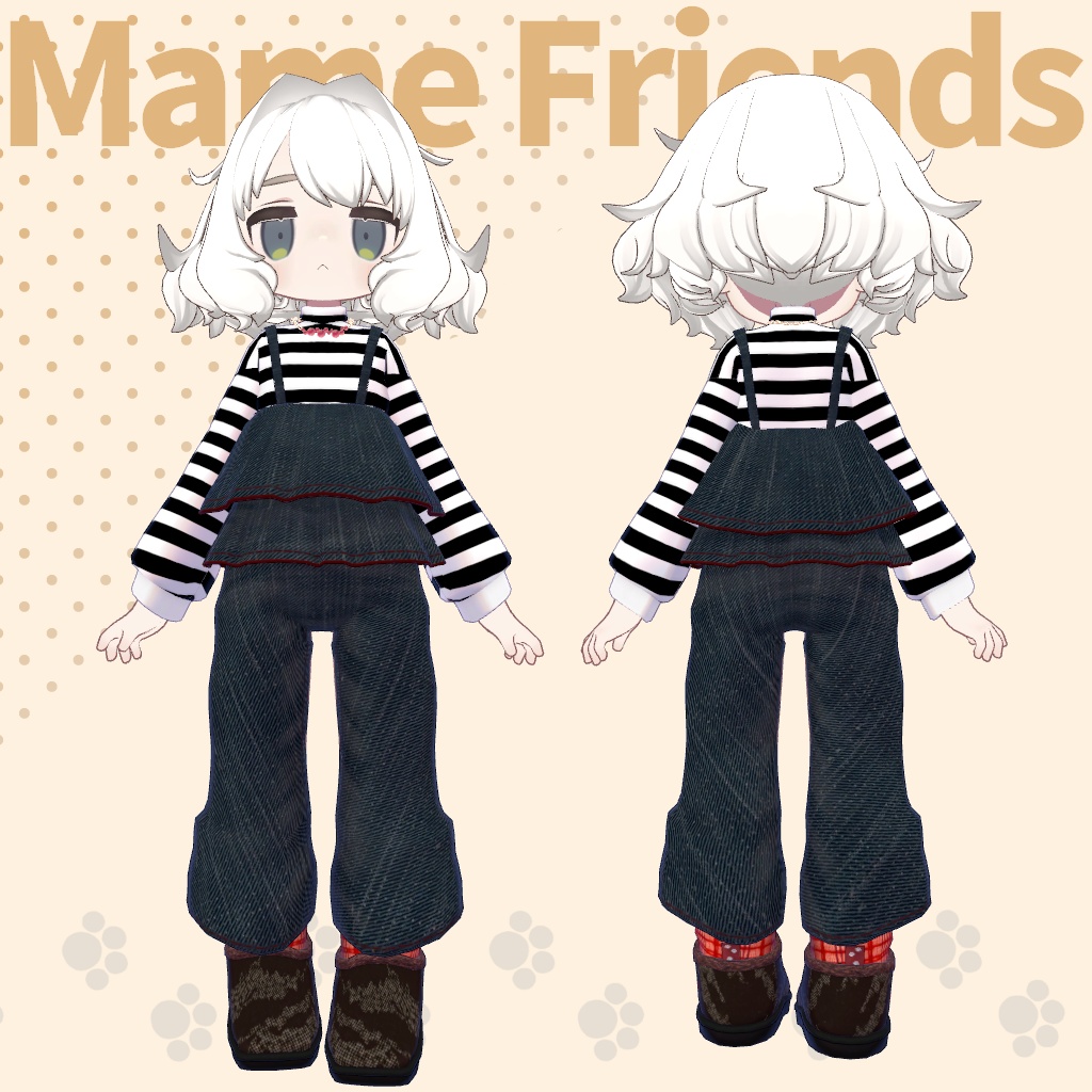 【まめフレンズ/ロポリこん/ティグリなす対応】りらっくすおーばーおーる