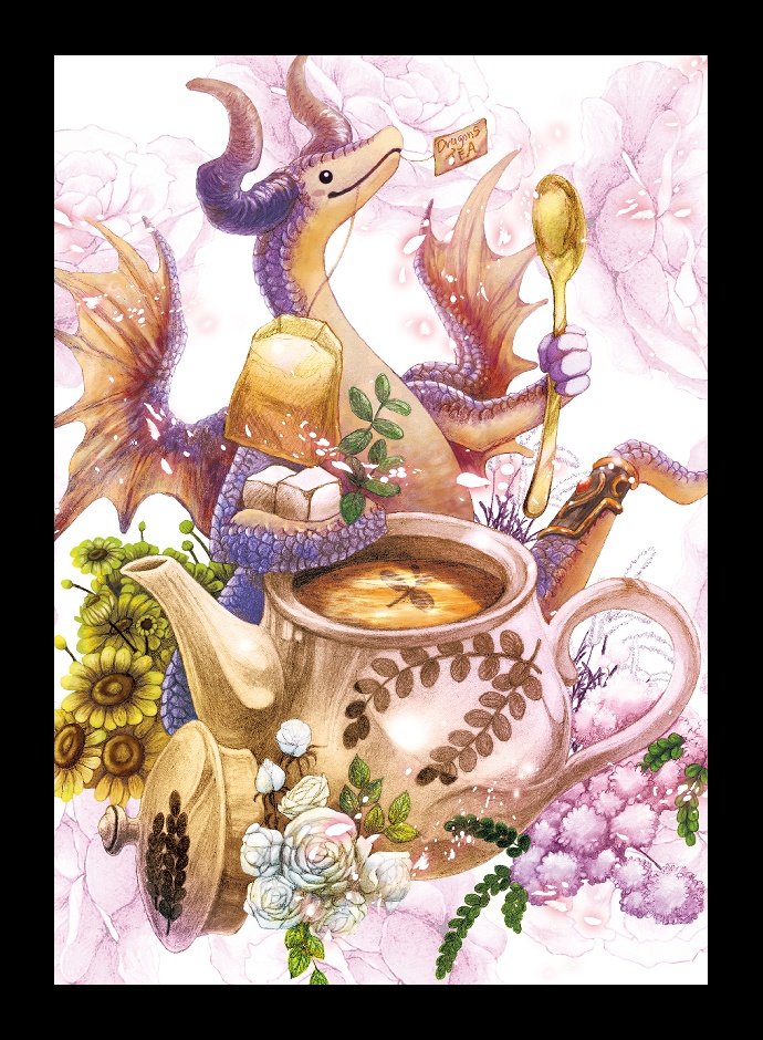 ティーポットドラゴン枠入りポスター