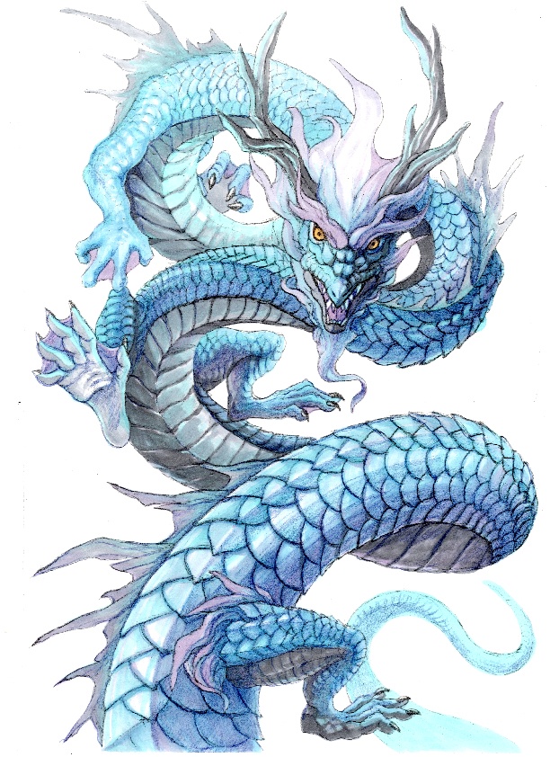 【ラフ原画】水龍神