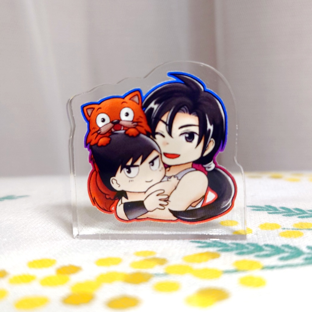 おともだちアクリルスタンド　シンタロー＆パプワ＆チャッピー