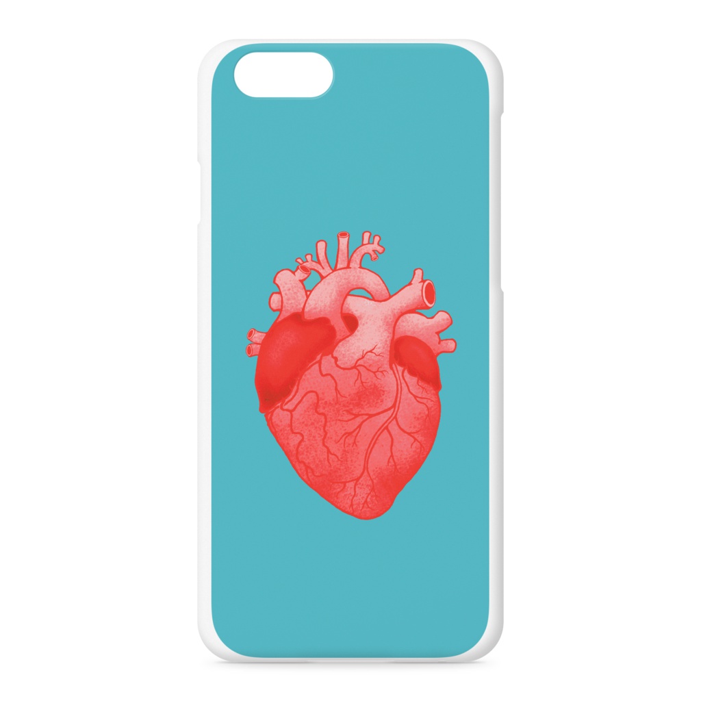 heart(light blue)iPhoneケース - iPhone 6 / 6s