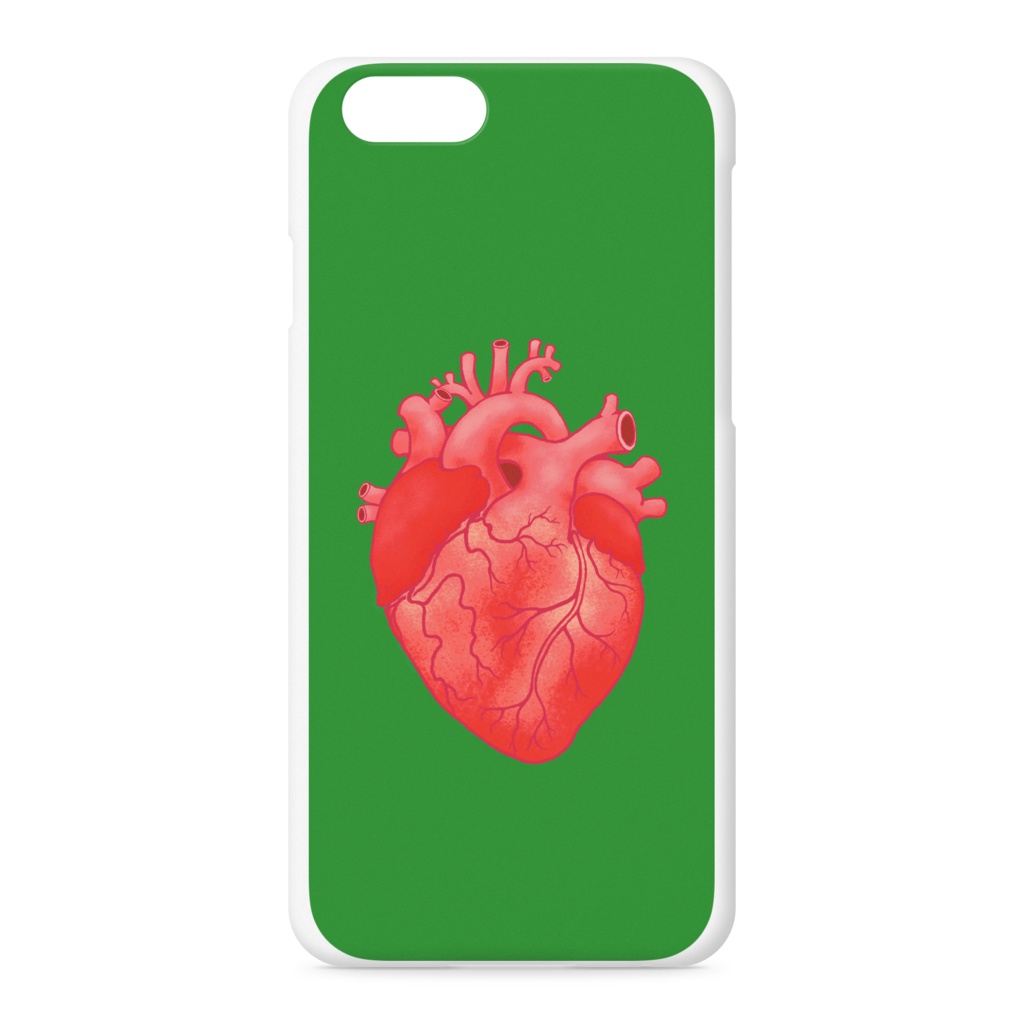 heart(green)iPhoneケース - iPhone 6 / 6s